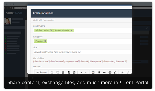 Minimal Screenshot Template Clientportal 1 Suitedash Saas Project Management Software Client Portal Template